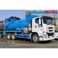 Isuzu giga 6x4 16000litres 16000L Caminhão de jato de alta pressão de sucção de águas residuais fecais